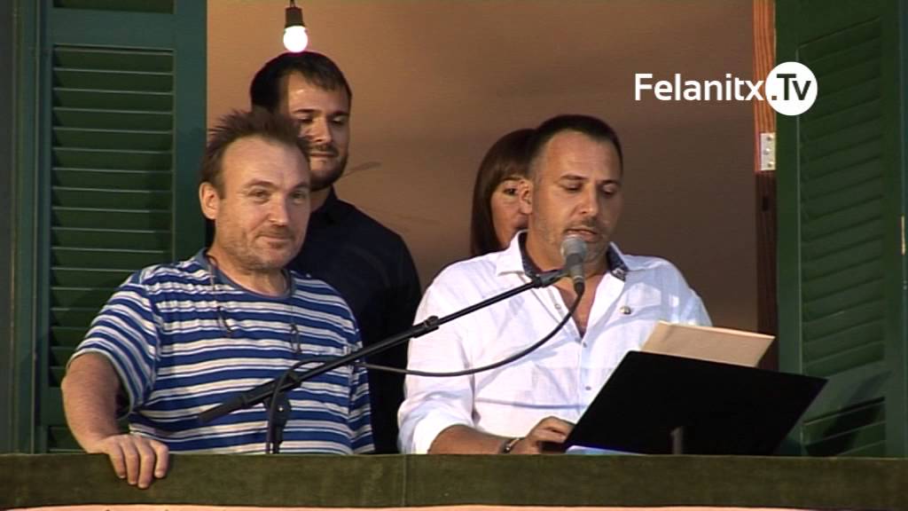 EL BATLE JOAN XAMENA PRESENTA AL PREGONER, MIQUEL BARCELÓ