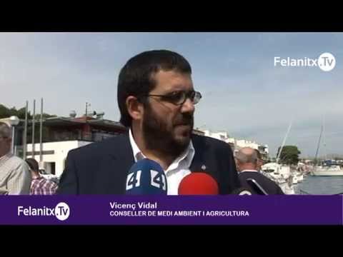 REUNIÓ AMB EL CONSELLER PEL REBUIG A LA PISCIFACTORIA DE PORTOCOLOM