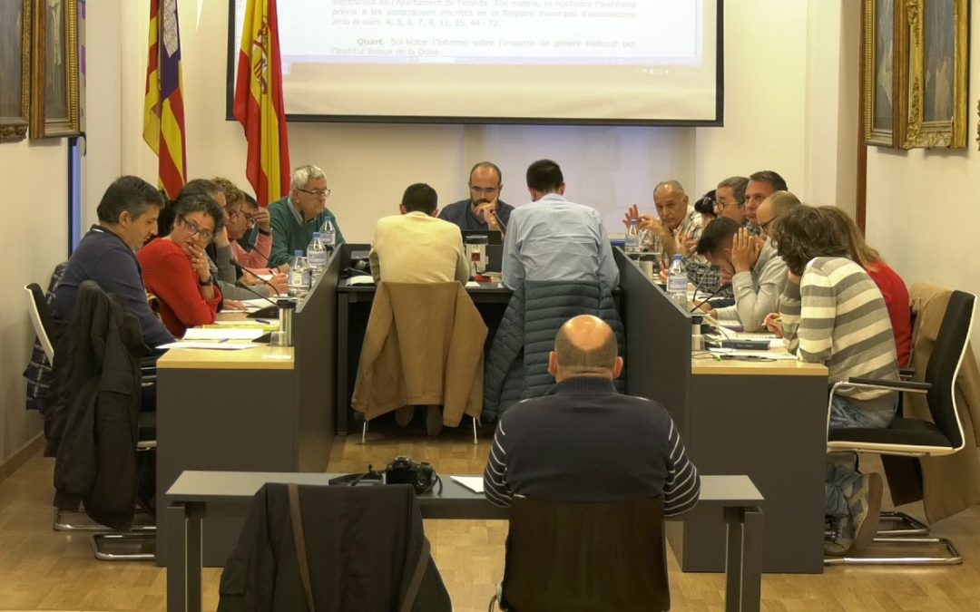 PLENÀRIA AJUNTAMENT, 8-ABRIL-2019