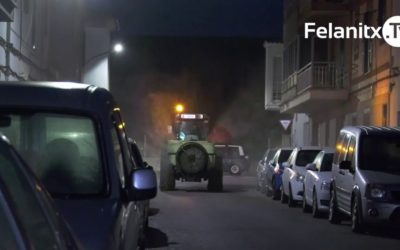 DESINFECTEN ELS CARRERS DEL MUNICIPI