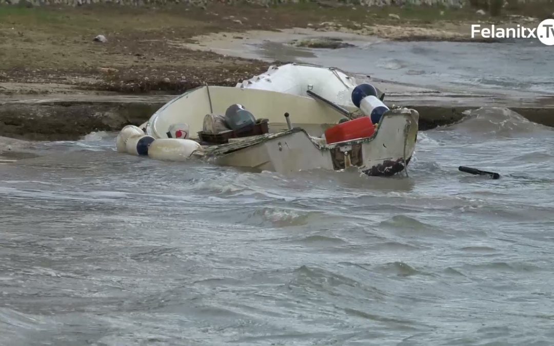 TEMPORAL DE VENT A PORTOCOLOM. 7 NOVEMBRE 2021