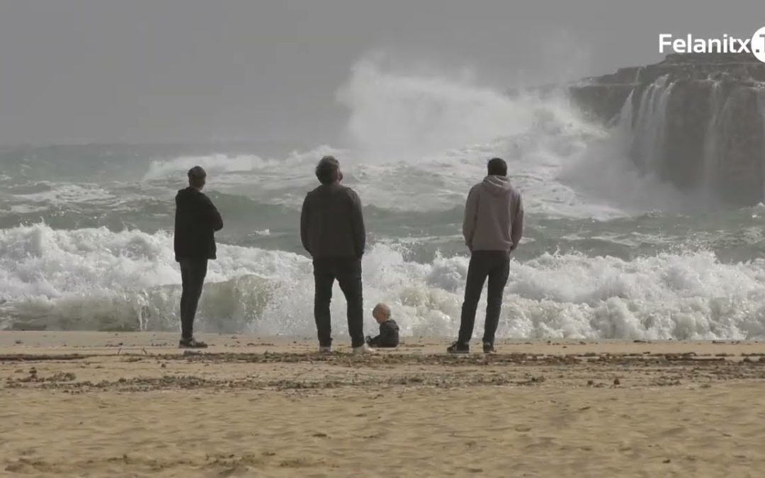 TEMPORAL A LA MAR GRAN, A PORTOCOLOM