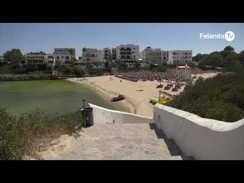 LA PLATJA DE CALA MARÇAL, TANCADA PER UN VESSAMENT