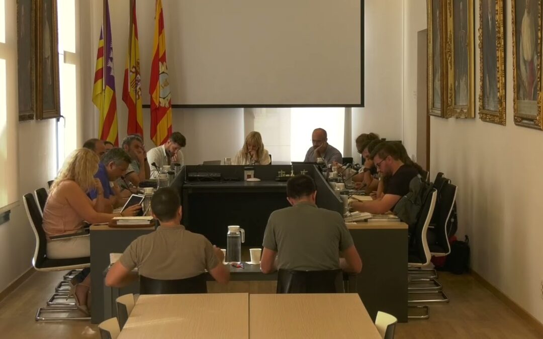 Ple ajuntament Felanitx, 8 juliol 2024.