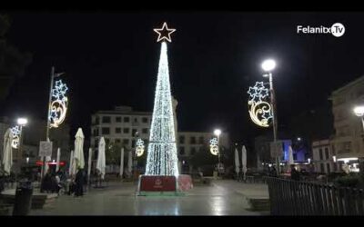 Encesa dels llums de Nadal i mercadet, a Felanitx (2024)