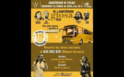 Dia 13, la 3a glosafest a l’Auditòrium