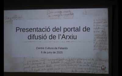 Presentació del portal web de l’Arxiu Municipal