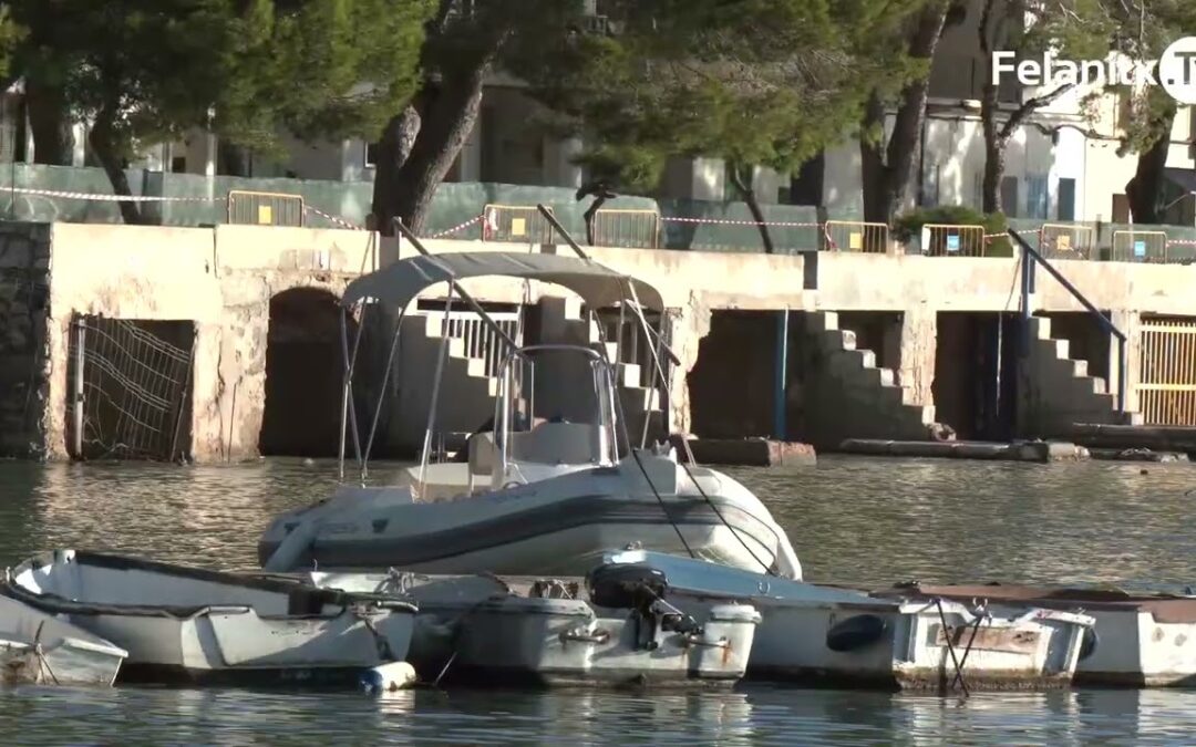 Visita a les obres de les barraques des Port