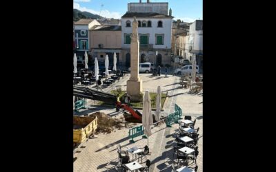 La síquia que passa per la plaça de ses Palmeres passa per ull