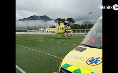 Mobilitzat l’helicòpter del 061 per una emergència mèdica