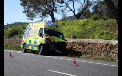 Accident a la carretera de s’Horta