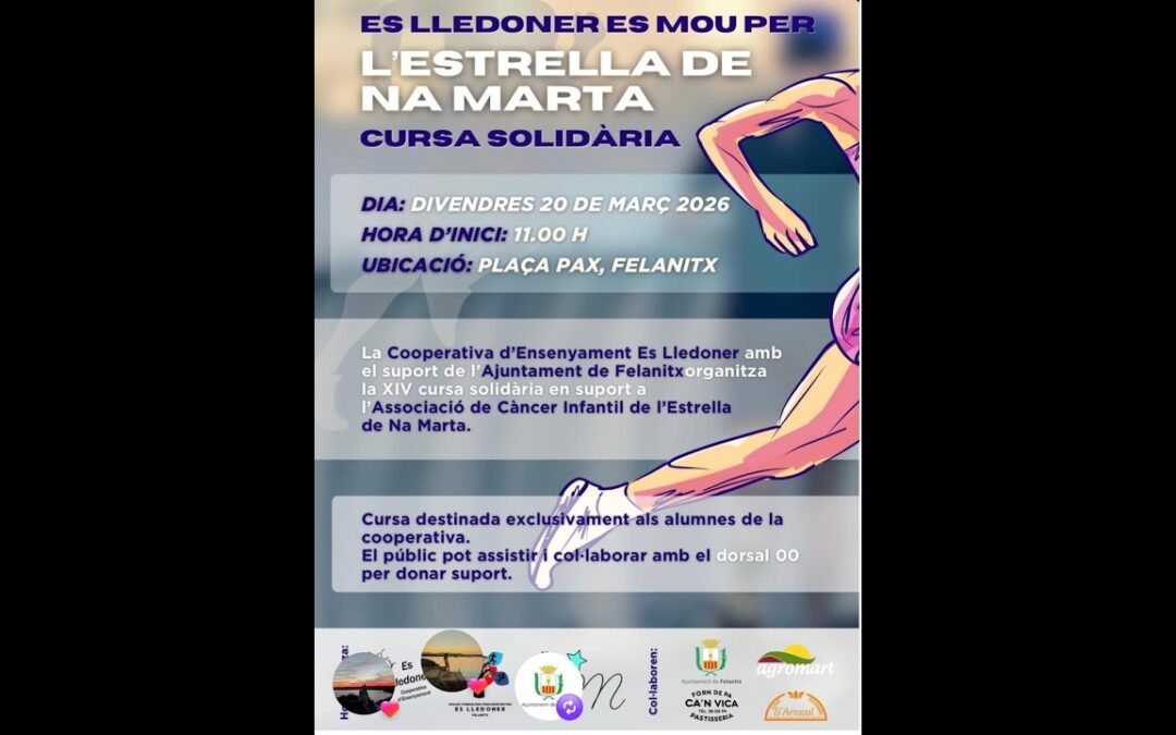 Dia 20, cursa solidària des Lledoner