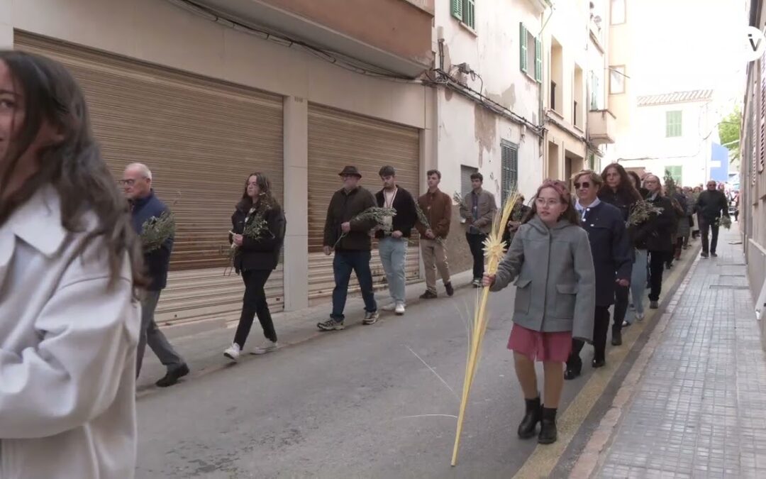 La benedicció de rams a Sant Alfons, 2026
