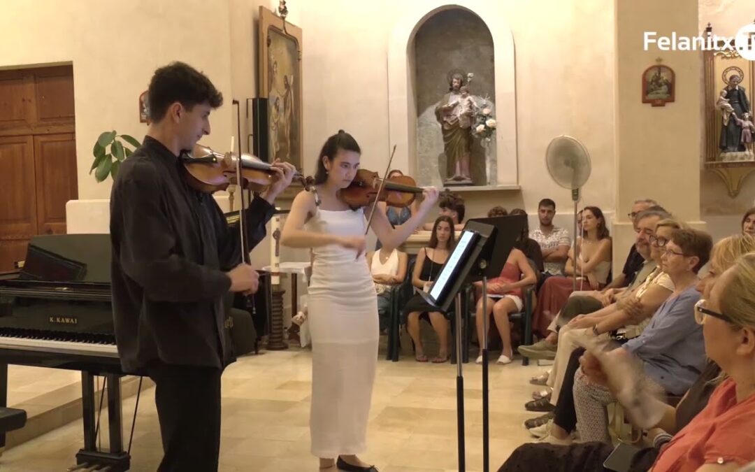 Concert de violí de Roser Julià i Lluc Montmany