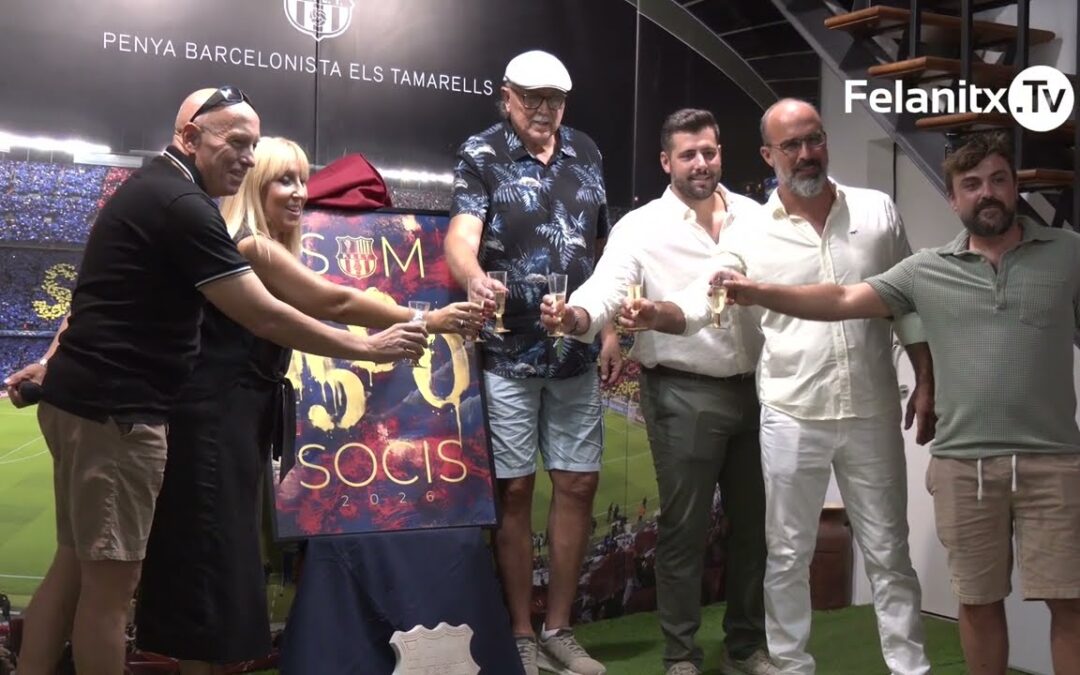 La Penya Barcelonista Els Tamarells ja supera el 1.500 socis