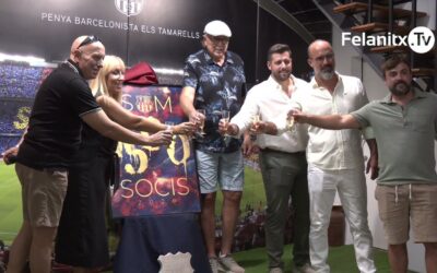 La Penya Barcelonista Els Tamarells ja supera el 1.500 socis