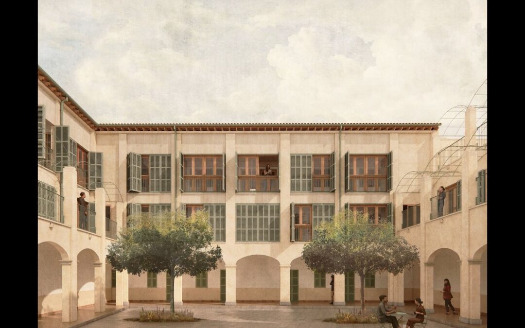 Primera pedra dels nous habitatges a l’Hospici